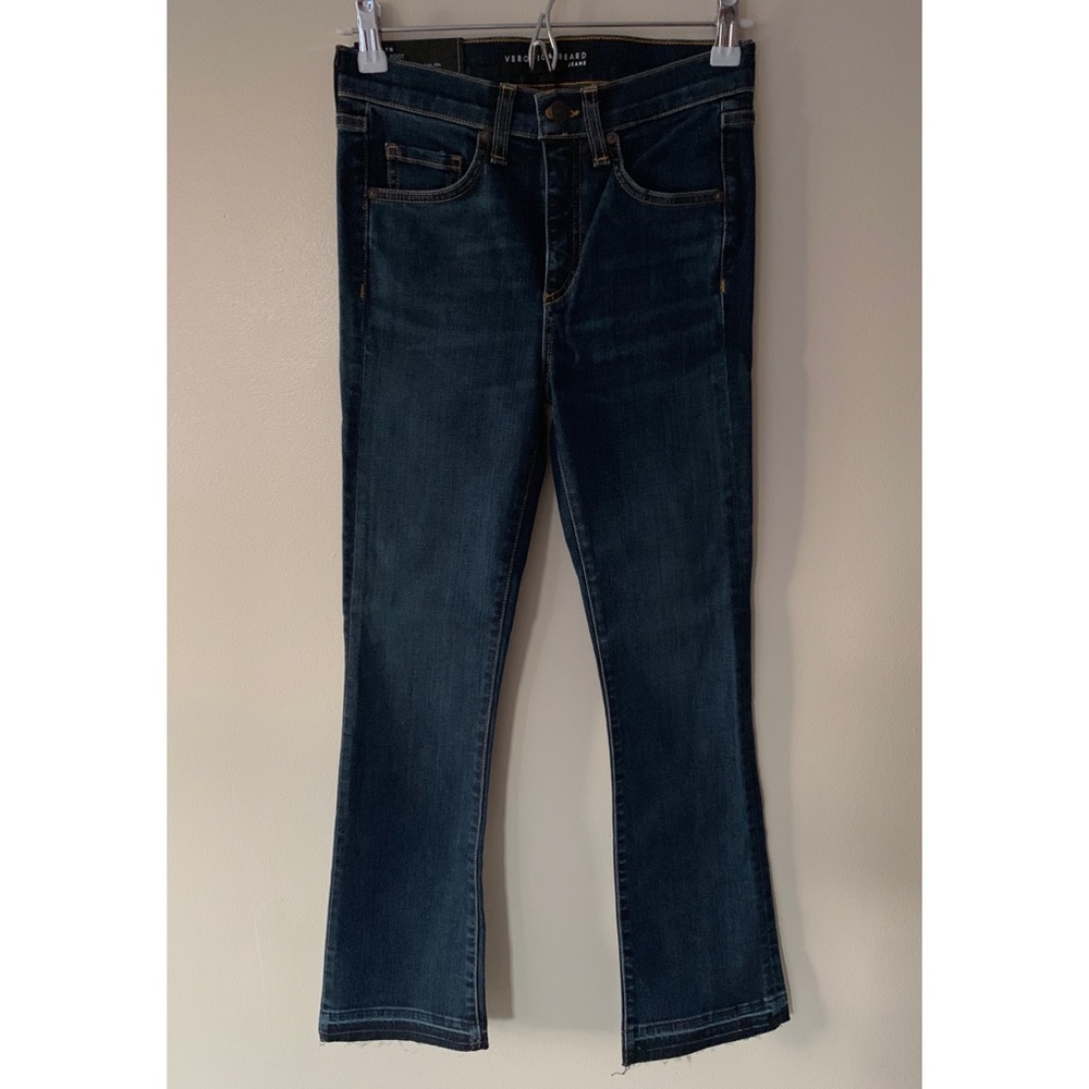 Veronica Beard • 25 • Carolyn 10” Baby Boot Bootcut Dark Wash Denim Blue Jeans